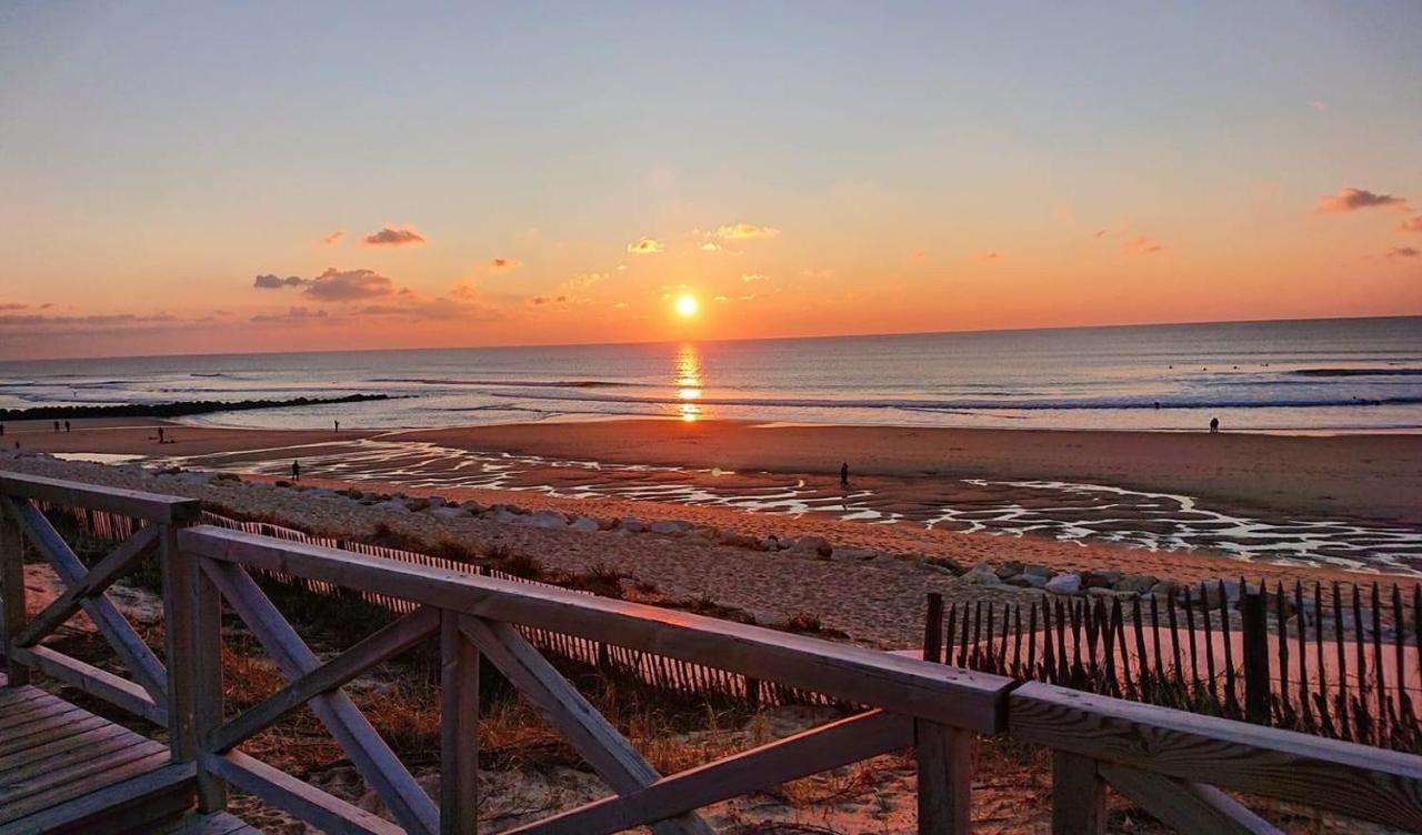 1ère ligne, Dernier étage, Vue à 180° sur l'océan, Lacanau, Plage centrale Extérieur photo